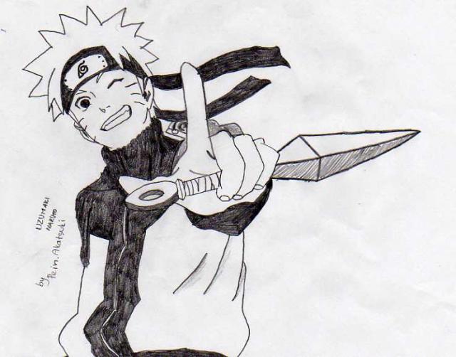 .... Naruto with kunaiii ....